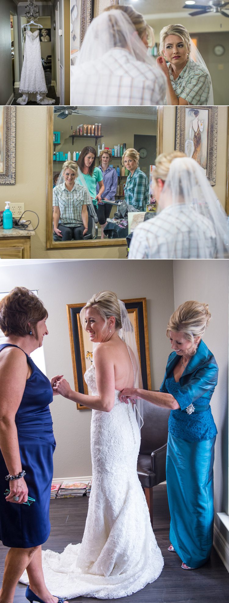 Bride Get Ready at Destrehan Salon