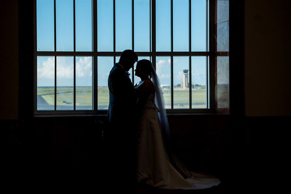 Lakefront Airport Wedding