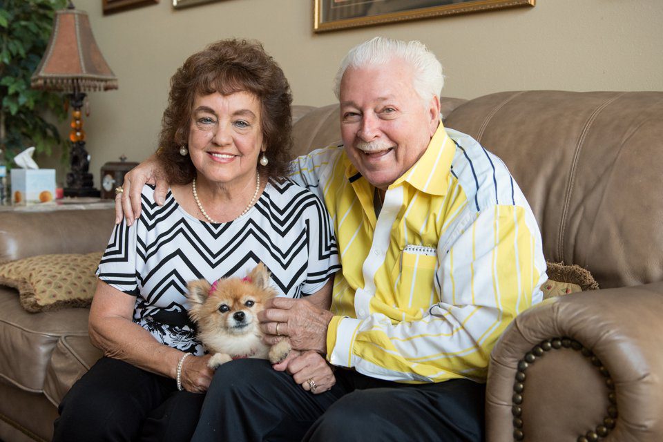 Senior Citizen Couples Portrait