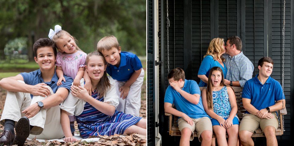 New Orleans Family Photography at home and in Audubon Park