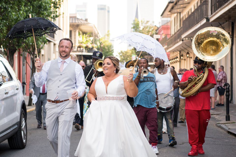 New Orleans Wedding Secondline