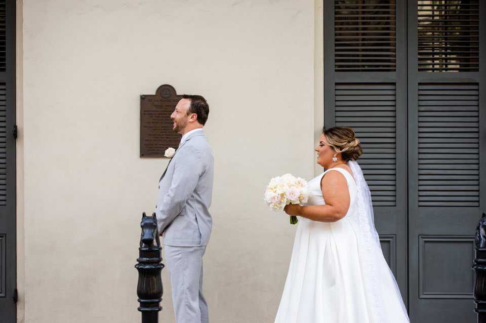 New Orleans Wedding First Look