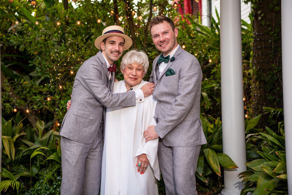Same Sex Wedding in New Orleans at House of Broel