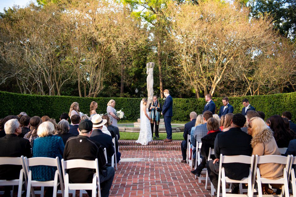 Wedding in Botanical Garden at City Park