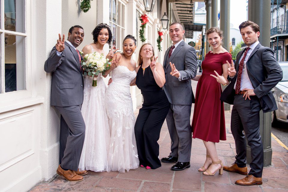 Wedding Party fun in New Orleans