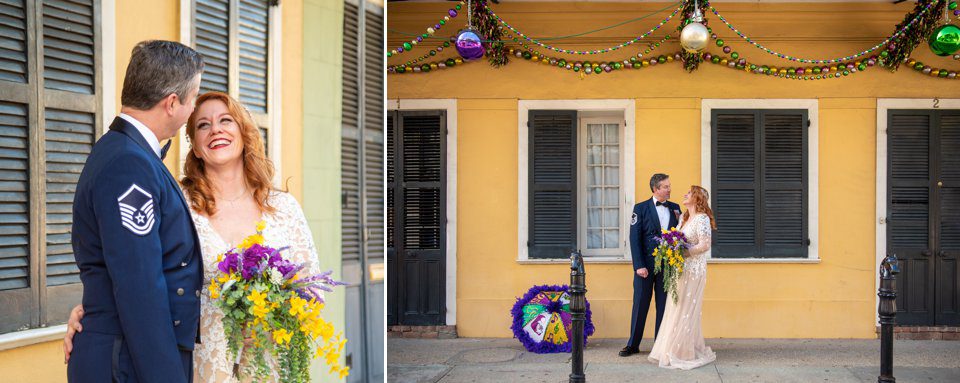 Mardi Gras Destination Wedding in New Orleans