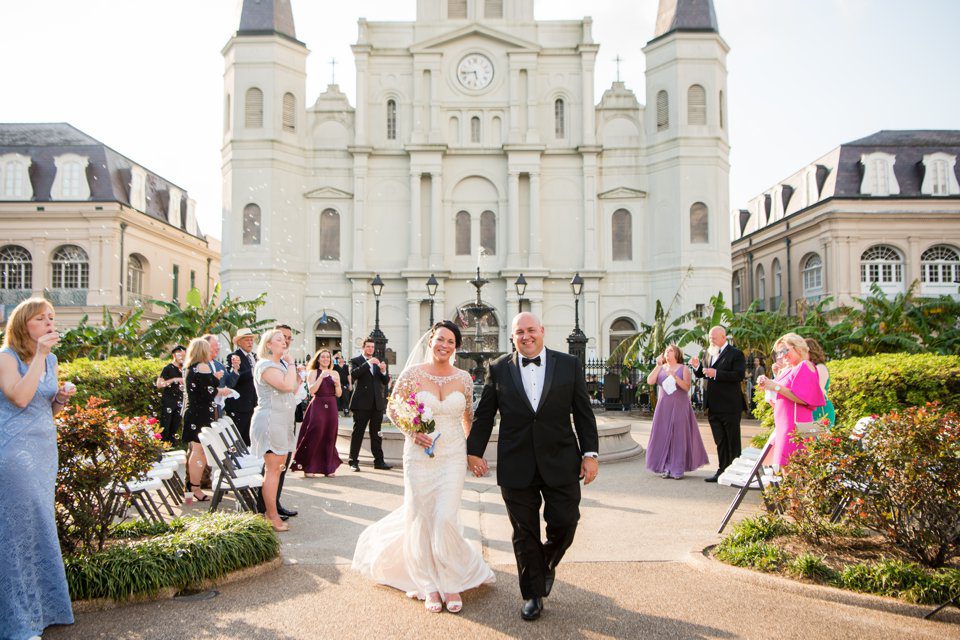 Jackson Square wedding in New Orleans