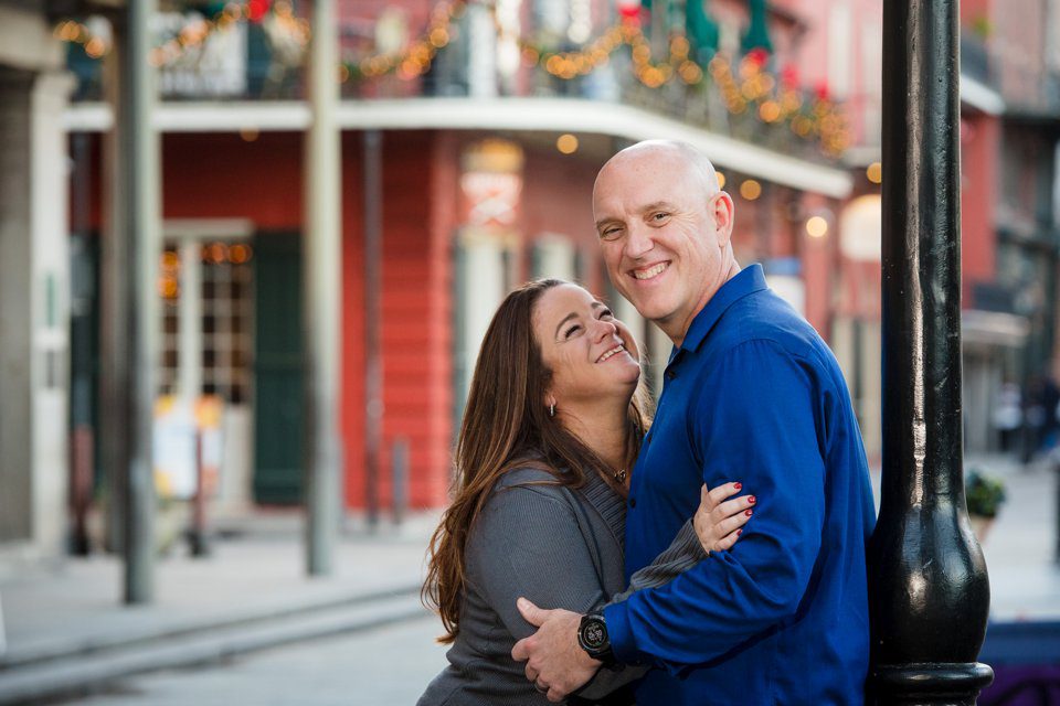 New Orleans elopement photos near Jackson Square
