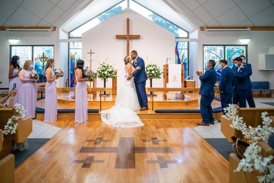 Wedding at Christ the King Lutheran in Kenner