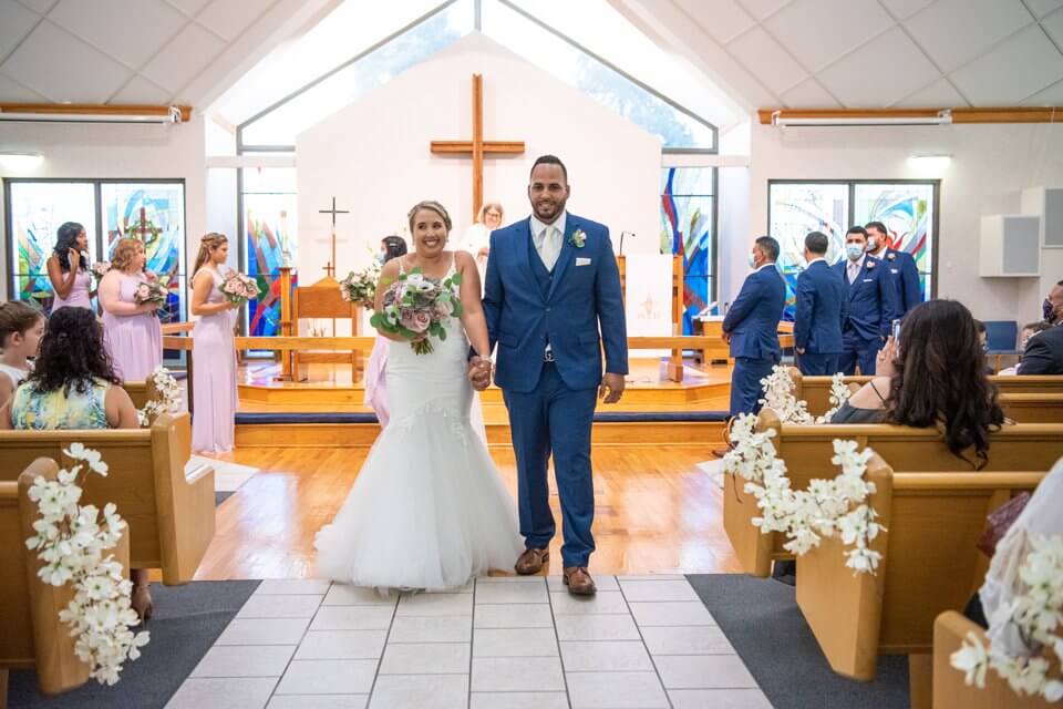 Wedding at Christ the King Lutheran in Kenner