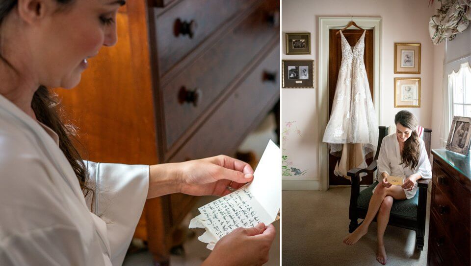 Bride and Groom Exchange Letters