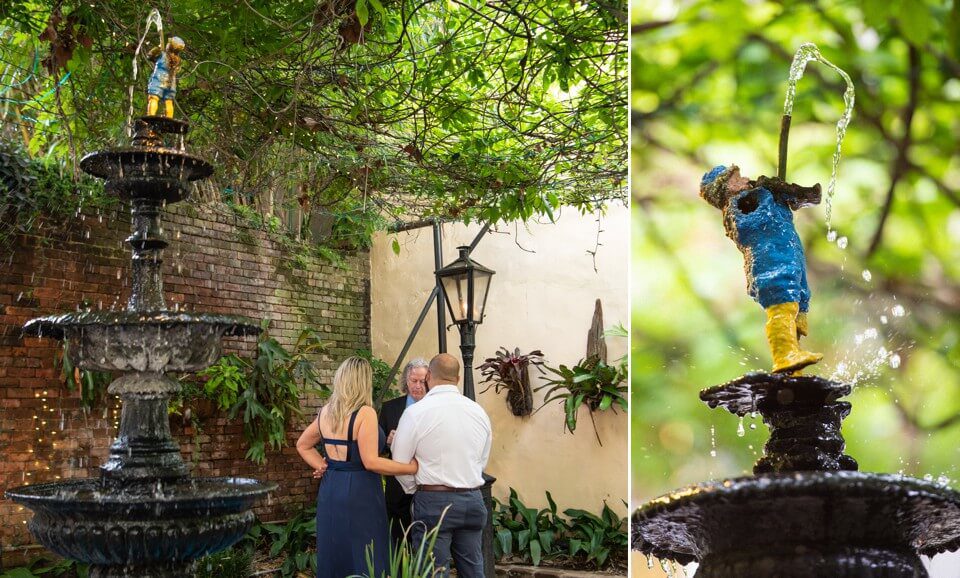 Courtyard Elopement at Court of Two Sisters