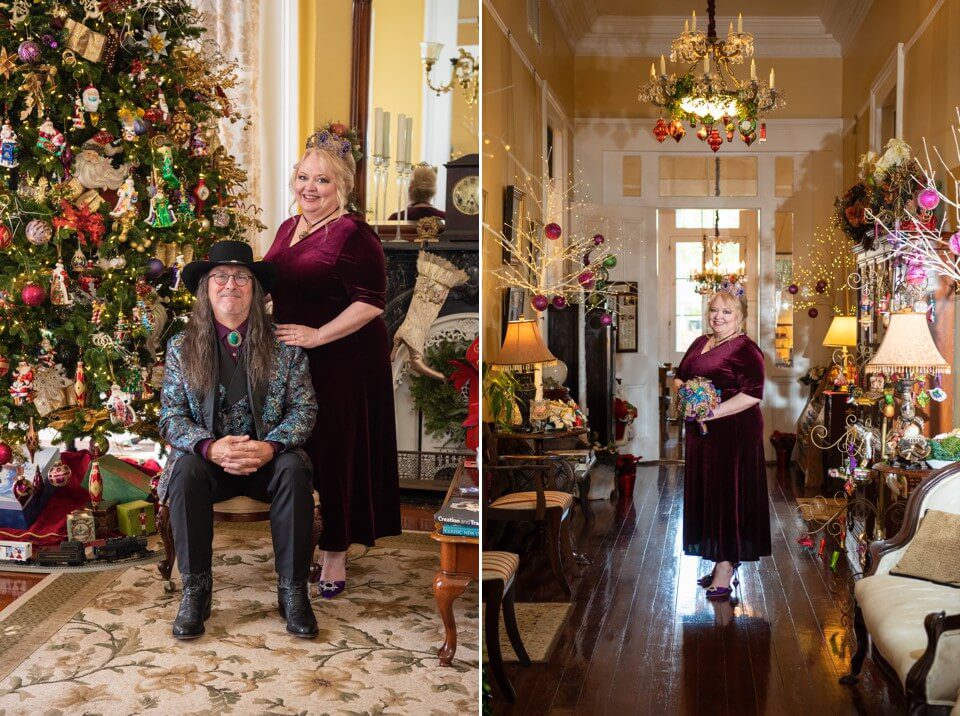 New Orleans Christmas time elopement