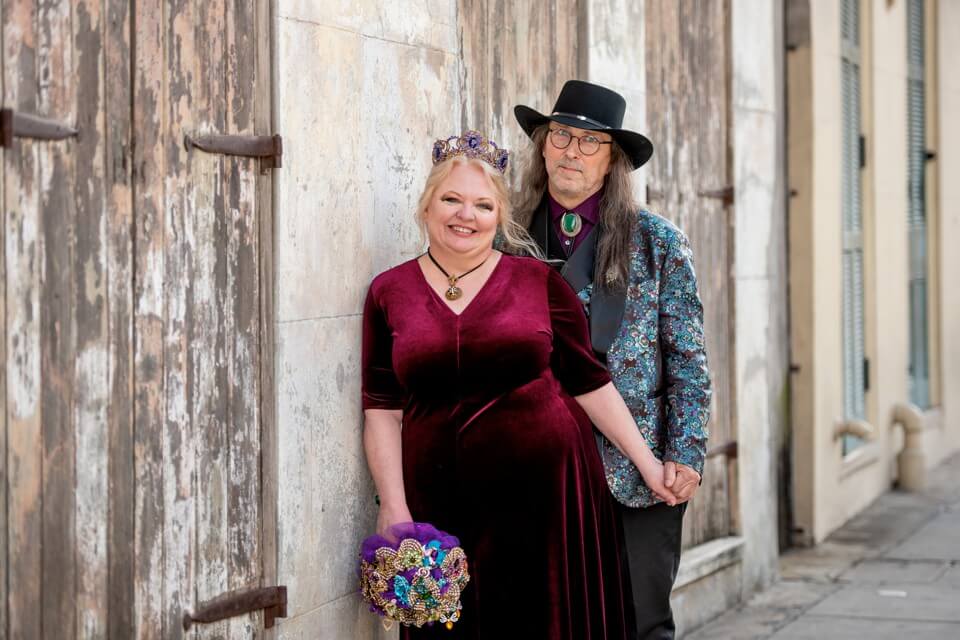 New Orleans elopement in French Quarter