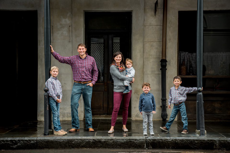 New Orleans Family Photography at Napoleon House in the French Quarter
