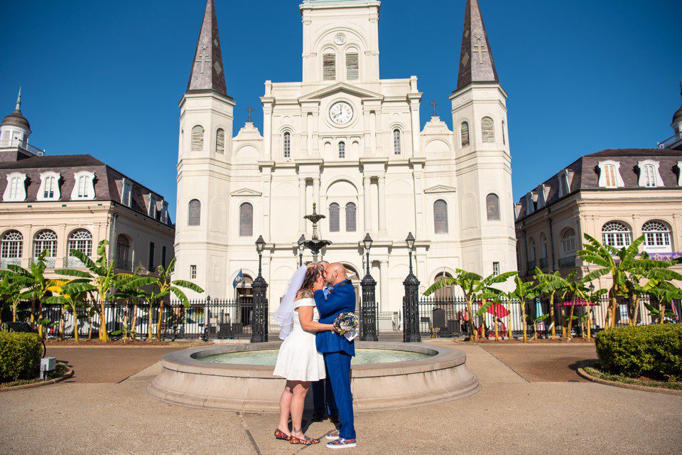 New Orleans Elopement in Jackson Square