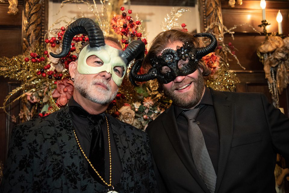 New OrleaGuests in Masquerade at House of Broelns Wedding at House of Broel