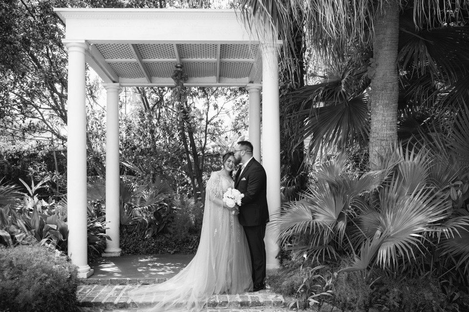 Bride and Groom Portraits at House of Broel