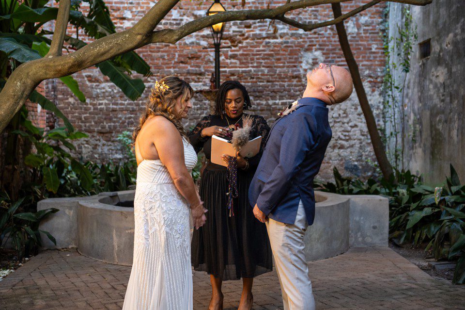 New Orleans Elopement at Pharmacy Museum with Minister Toya