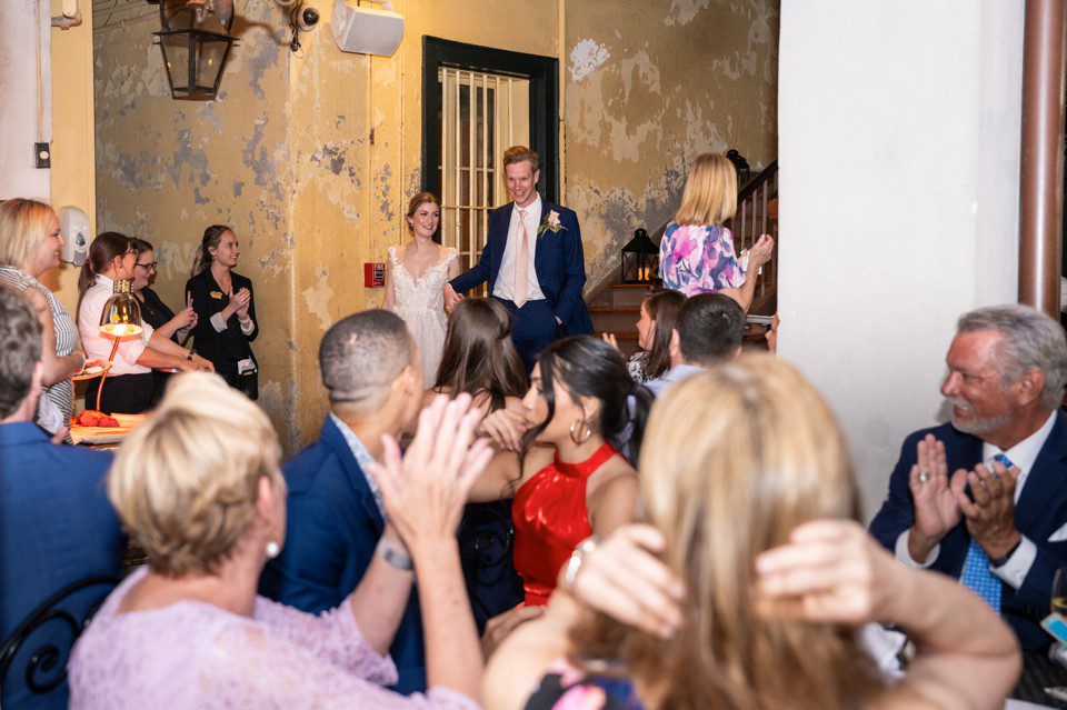 New Orleans wedding reception at Napoleon House