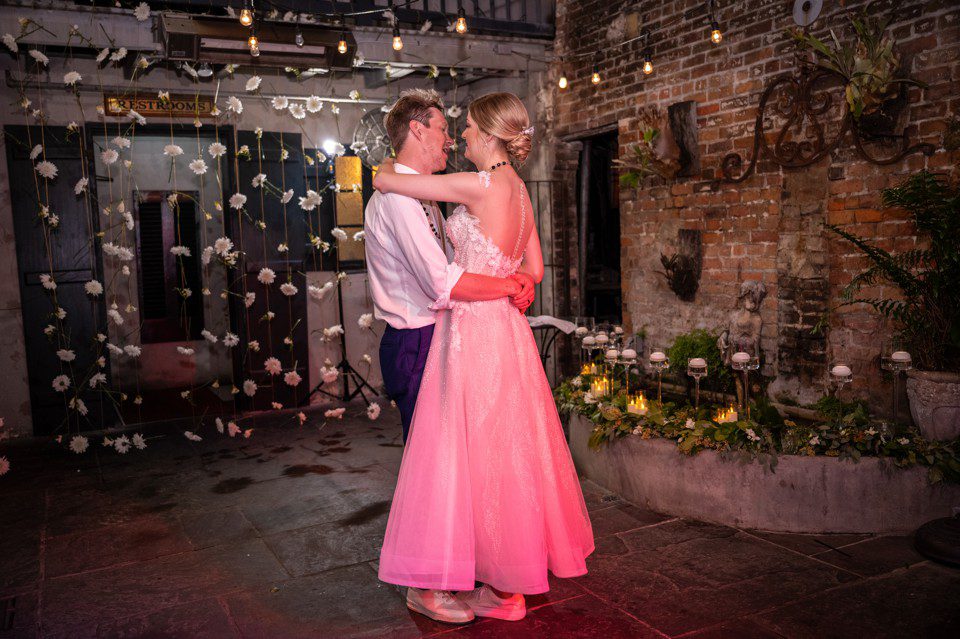 New Orleans wedding reception at Napoleon House