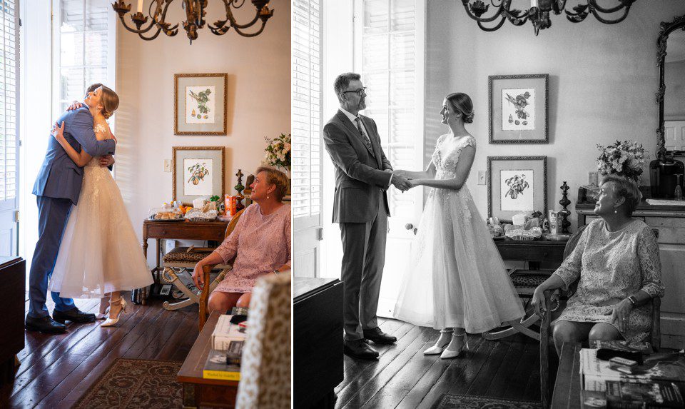 New Orleans Small Wedding at Audubon Cottages 