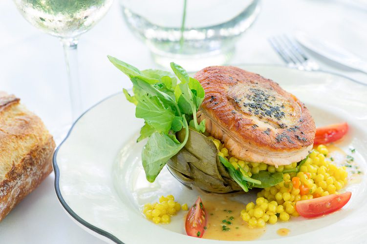 Cafe Degas Swordfish wrapped in Salmon Cafe Degas Swordfish wrapped in Salmon, New Orleans Food Photography
